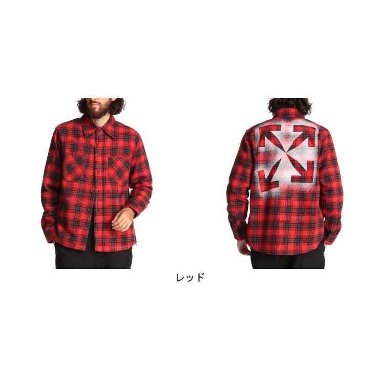 off white オフホワイト メンズ シャツ 長袖 OFF-WHITE チェック off white オフホワイト メンズ シャツ 長袖 OFF-WHITE チェック