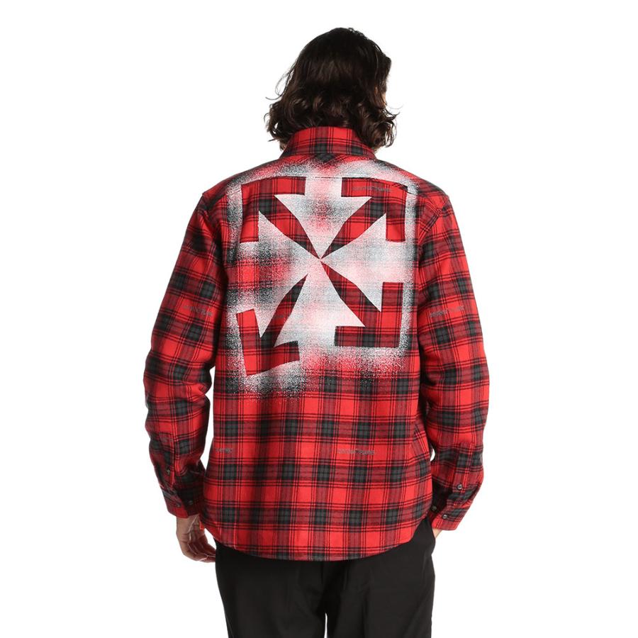 off white オフホワイト メンズ シャツ 長袖 OFF-WHITE チェック off white オフホワイト メンズ シャツ 長袖 OFF-WHITE チェック