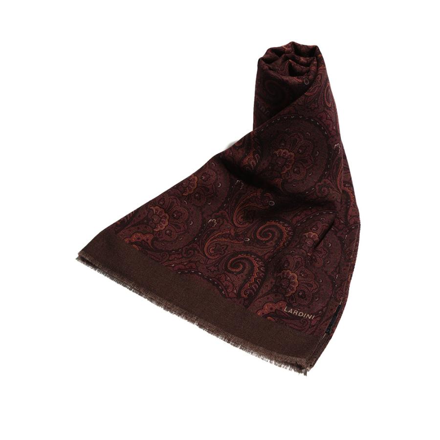 ラルディーニ メンズ ストール Lardini ウール ペイズリー スカーフ ブランド マフラー ペイズリー柄 Ldsc65im ゼンオンライン 通販 Yahoo ショッピング
