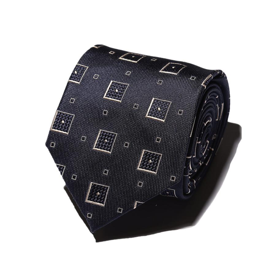 ラルディーニ メンズ ネクタイ Lardini シルク ダブルスクエア 小紋柄 ブランド タイ 黒 茶 紺 Ldcrc8imb ゼンオンライン 通販 Yahoo ショッピング