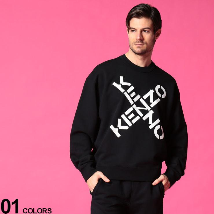 売れ筋最安 Kenzo メンズ トレーナー ケンゾー ロゴ プリント クルーネック スウェット Sport Oversize ブランド トップス コットン オーバーサイズ Kzfa65sw5214ms 購入 品 ブログ Www Superavila Com