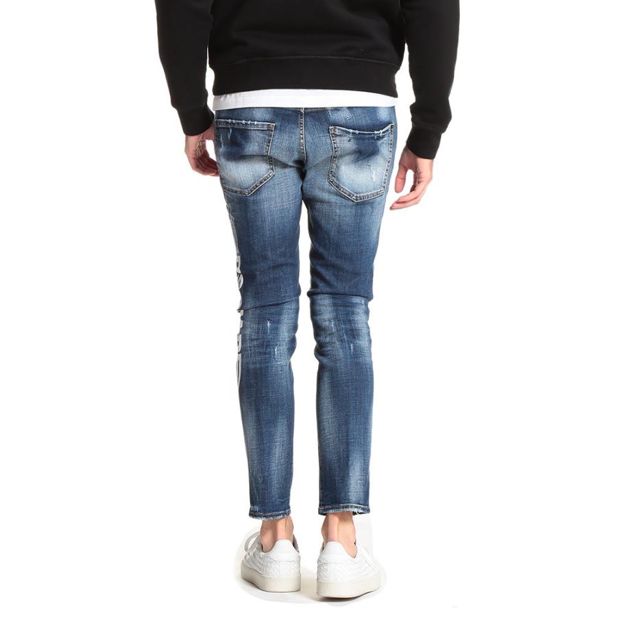 ディースクエアード メンズ デニムパンツ DSQUARED2 ダメージ加工 ロゴ ディースクエアード メンズ デニムパンツ DSQUARED2 ダメージ加工 ロゴ
