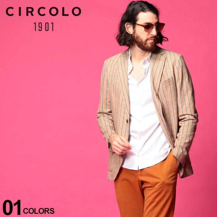 チルコロ1901 メンズ ジャケット CIRCOLO1901 ストレッチ コットン