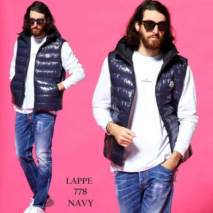 モンクレール メンズ ダウンベスト Moncler ナイロン フード フルジップ ライトダウン Lappe ラップ 紺 ブランド アウター Mclappe1 77 ゼンオンライン 通販 Yahoo ショッピング