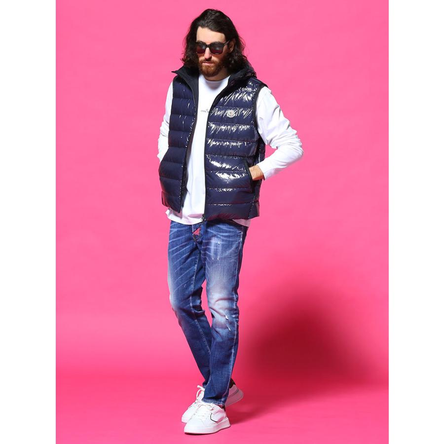 モンクレール メンズ ダウンベスト Moncler ナイロン フード フルジップ ライトダウン Lappe ラップ 紺 ブランド アウター Mclappe1 77 ゼンオンライン 通販 Yahoo ショッピング