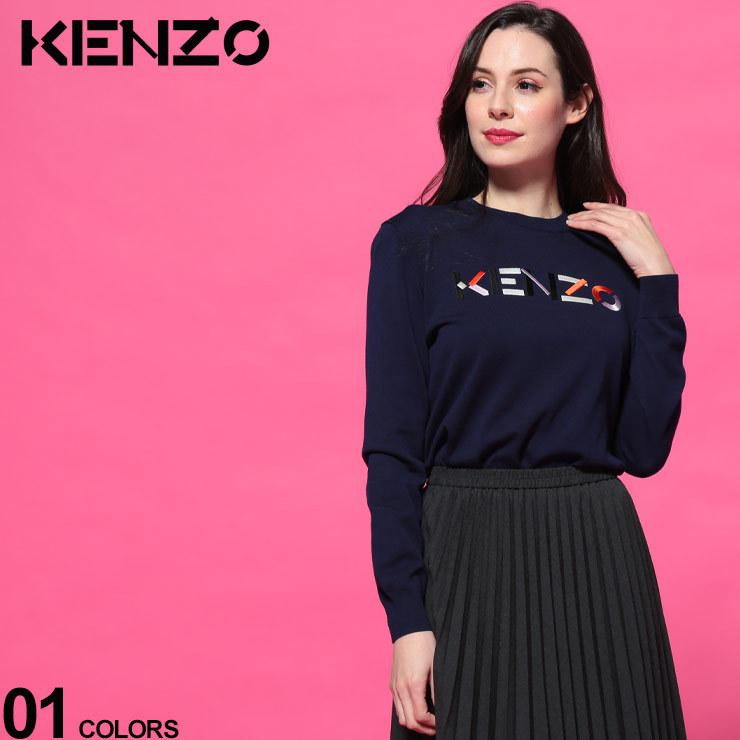 ケンゾー レディース ニット Kenzo クラシックカラー ロゴ 刺繍 クルーネック 長袖 ブランド トップス セーター スプリングニット コットン Kzlfb52pu5413la ゼンオンライン 通販 Yahoo ショッピング