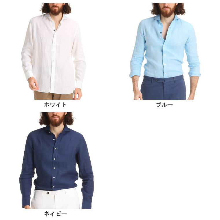 Lardini ラルディーニ 麻100 ホリゾンタルカラー 長袖 シャツ ブランド メンズ トップス 麻シャツ リネン Ldciroelc14 ゼンオンライン 通販 Yahoo ショッピング