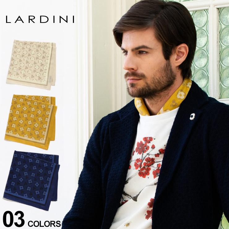 ラルディーニ メンズ Lardini シルク混 スカーフ ブランド スカーフ バンダナ コットン 花柄 フラワー コットン Ldfou7el ゼンオンライン 通販 Yahoo ショッピング