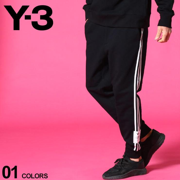 保存版 Y 3 メンズ スウェットパンツ ワイスリー スクエア ロゴ スリーストライプス ライン パンツ ブランド ボトムス ヨウジヤマモト Yohji Yamamoto Y3h 豪華 Homeofmalones Com