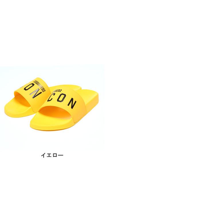 ディースクエアード メンズ サンダル DSQUARED2 ICON ロゴ スライド