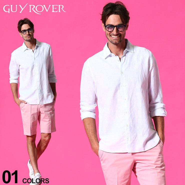 ギローバー メンズ シャツ 長袖 Guy Rover 綿麻 ボタニカル 総柄 リネンシャツ ブランド トップス コットン 柄シャツ 麻シャツ Grv2510l ゼンオンライン 通販 Yahoo ショッピング