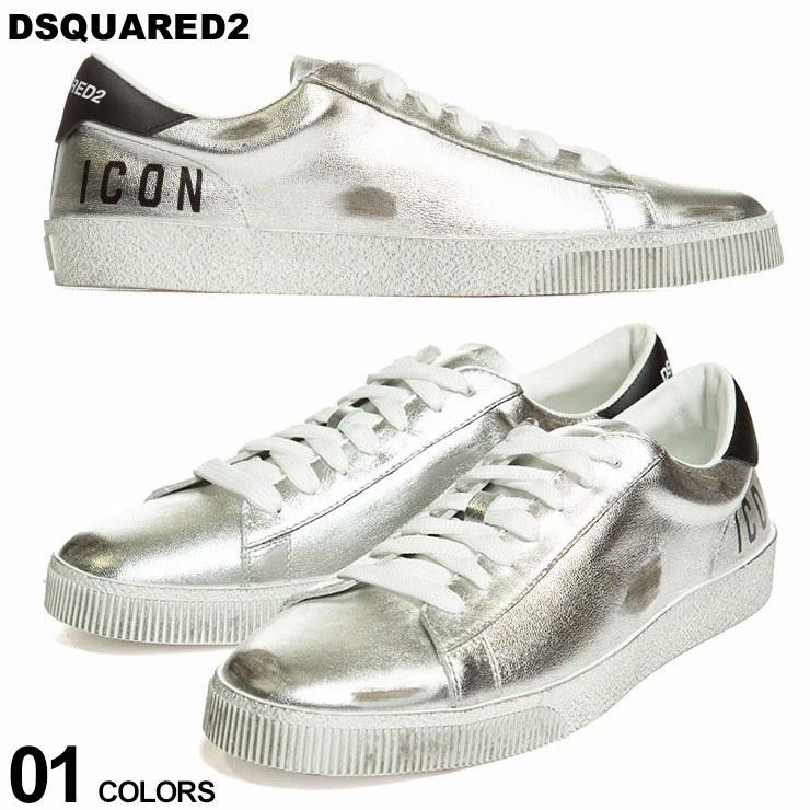 ディースクエアード メンズ DSQUARED2 ICON ロゴ プリント メタリック シルバー ローカット スニーカー ブランド シューズ 靴  D2SNM0187177026 :7674203917:ゼンオンライン - 通販 - Yahoo!ショッピング