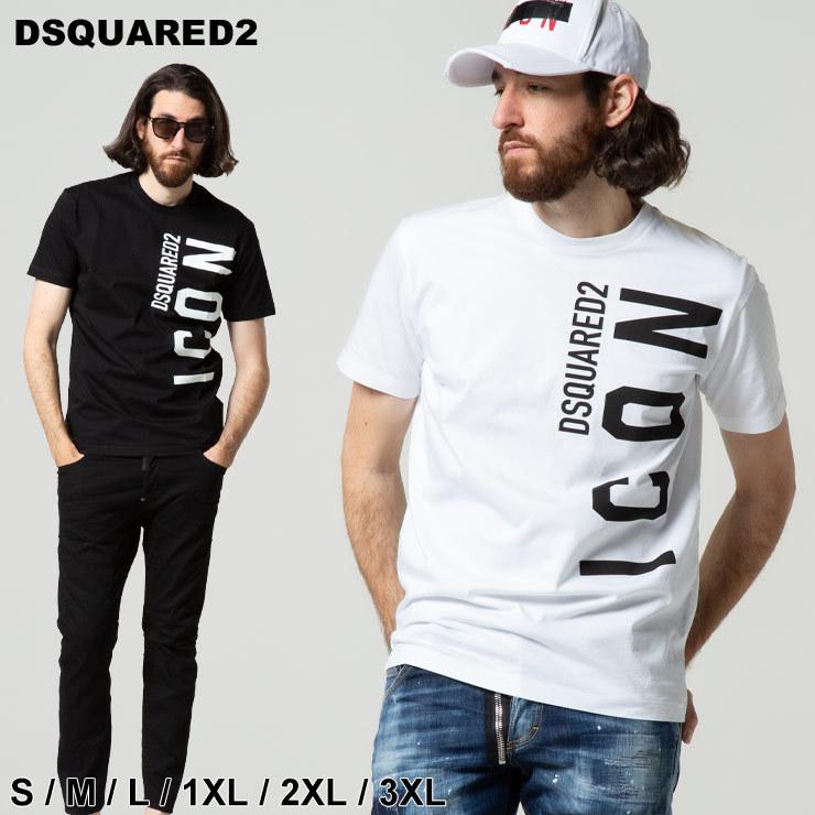 ディースクエアード Tシャツ メンズ DSQUARED2 ICON縦ロゴ クルーネック 半袖 Tシャツ D2SGC0044S23009  :7674204158:ゼンオンライン - 通販 - Yahoo!ショッピング