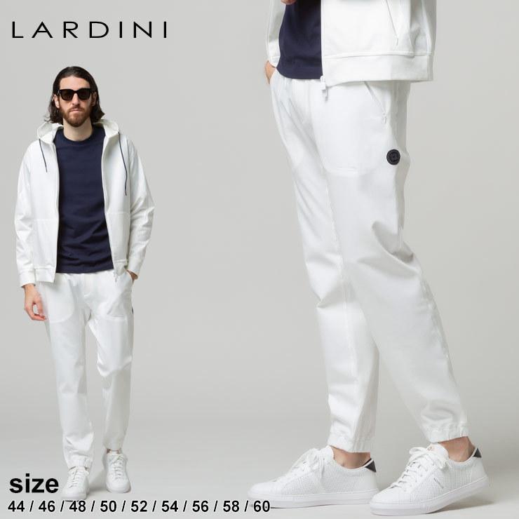 ラルディーニ メンズ パンツ LARDINI 無地 ジップポケット スウェット