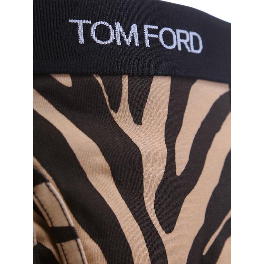 TOM FORD トムフォード メンズ 下着 ボクサー ゼブラ柄 前開き