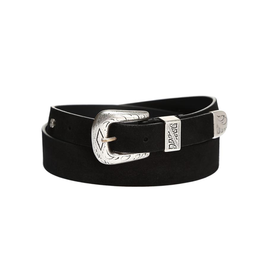 メンズ ベルト LARDINI ブランド フォーマルベルト スエード レザー 