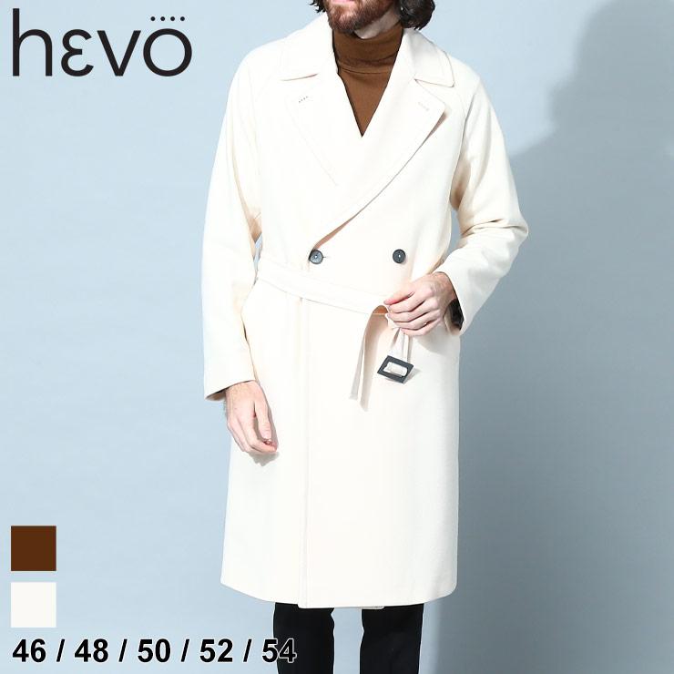 イーヴォ メンズ コート HEVO ブランド ブレストコート アウター