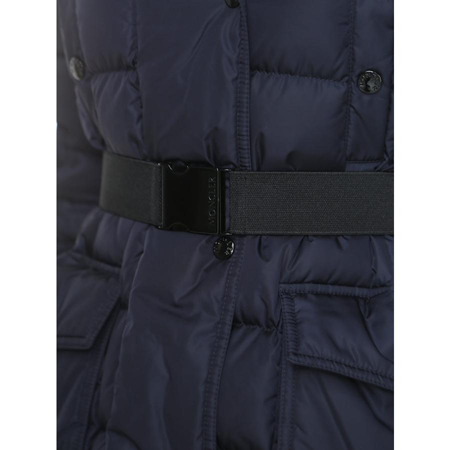 モンクレール［COBAYE］ダウンコート　ベルト　スタンドカラー　ネイビー モンクレール［COBAYE］ダウンコート ベルト スタンドカラー