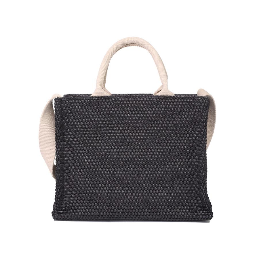 MARNI マルニ ブラック スモール トート バッグ ロゴ ショルダー MARNI マルニ ブラック スモール トート バッグ ロゴ ショルダー