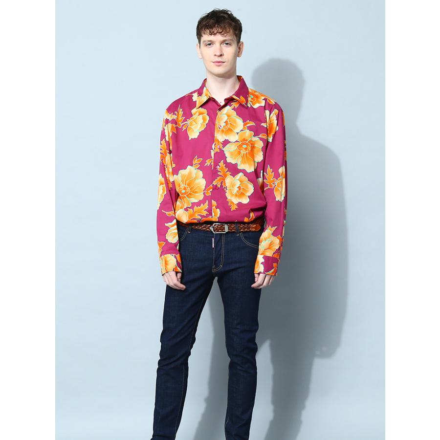 ETRO エトロ シャツ メンズ カジュアルシャツ 綿100% 花柄 長袖 ETRO エトロ シャツ メンズ カジュアルシャツ 綿100% 花柄 長袖