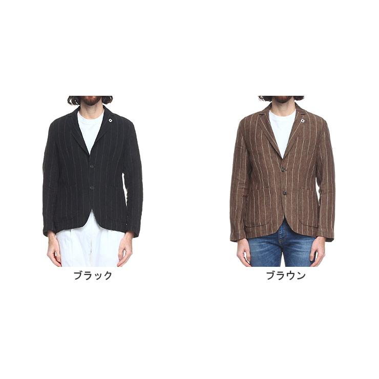 LARDINI ラルディーニ ジャケット 麻ジャケット シングル リネン LARDINI ラルディーニ ジャケット 麻ジャケット シングル リネン