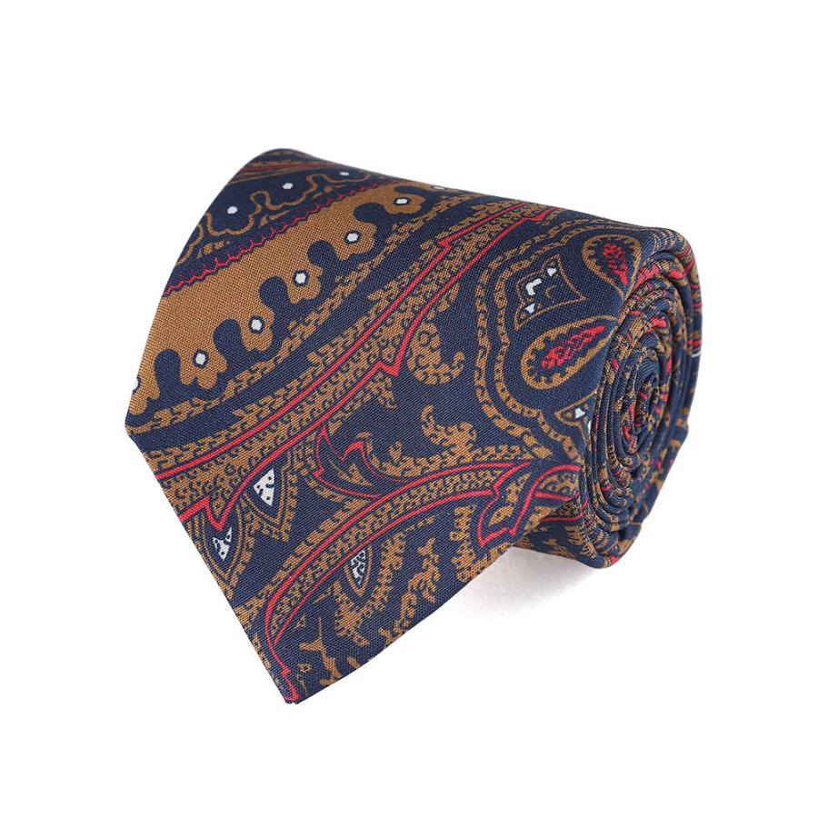 LARDINI ラルディーニ シルクネクタイ ネイビー（LARDINI