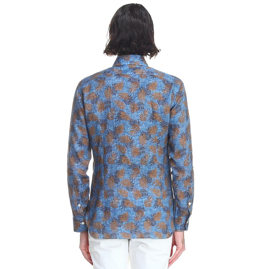 BARBA バルバ 長袖シャツ リネン100 イタリア製 ピンク 2XL BARBA バルバ 長袖シャツ リネン100 イタリア製 ピンク 2XL