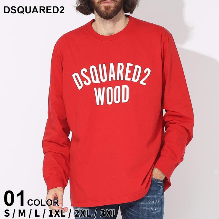 DSQUARED2 ディースクエアード Tシャツ 長袖 メンズ ロンT ロゴ DSQUARED2 ディースクエアード Tシャツ 長袖 メンズ ロンT ロゴ