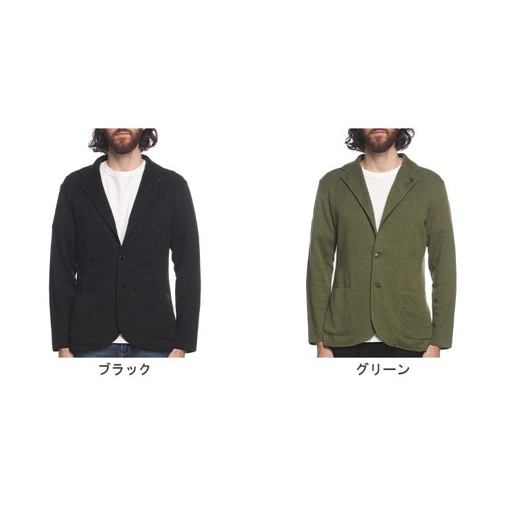 LARDINI (ラルディーニ) シングル 2ツ釦 コットンリネン ニット