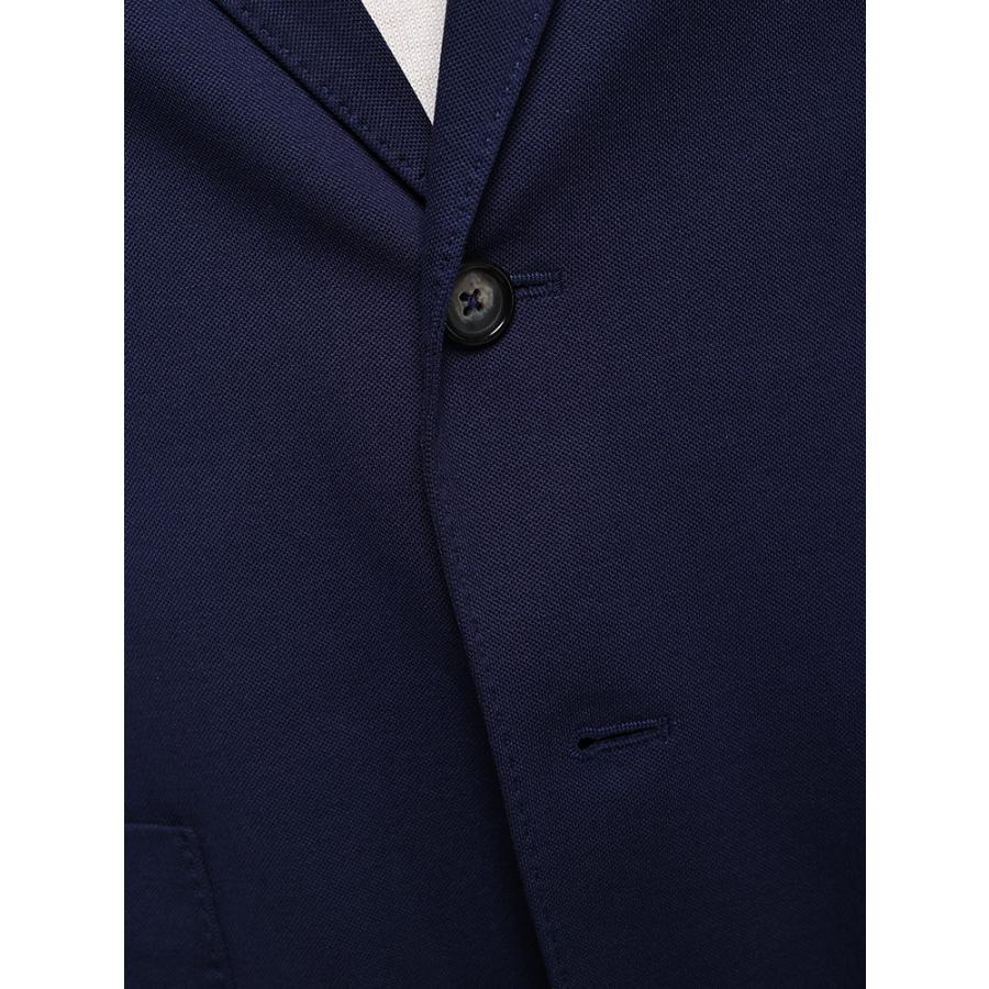 チルコロ 1901　テーラードジャケット　ストレッチ素材　ネイビー　size42 CIRCOLO 1901（チルコロ 1901） ストレッチ コットン 無地 シングル2ツ
