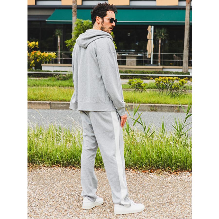 LARDINI（ラルディーニ） コットンジャージー 無地 フルジップ