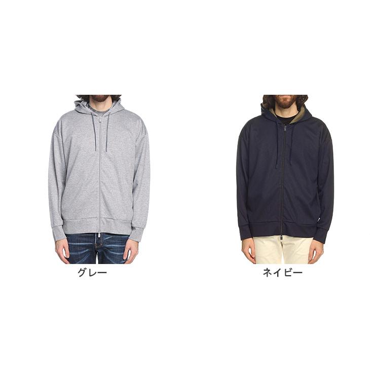 LARDINI（ラルディーニ） コットンジャージー 無地 フルジップ