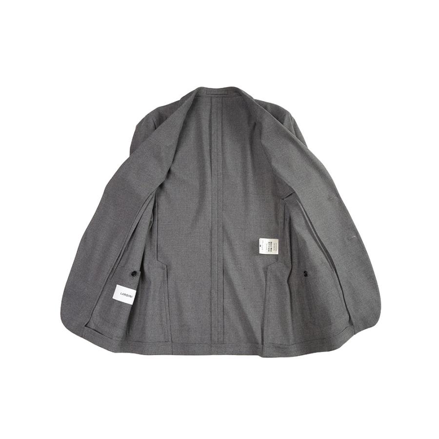 ラルディーニ LARDINI ストレッチ フランネル 無地 2つボタン シングル ノータック スーツ LD149EE63701P メンズの画像