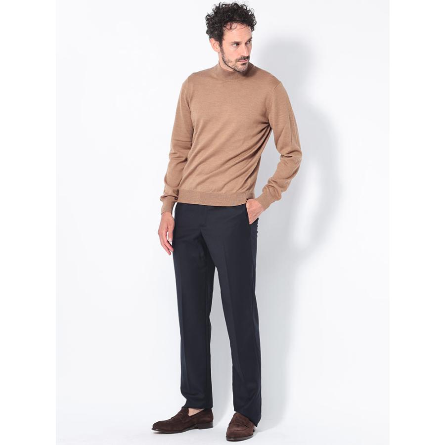 Gran Sasso（グランサッソ） ウール モックネック 長袖 ニット メンズ