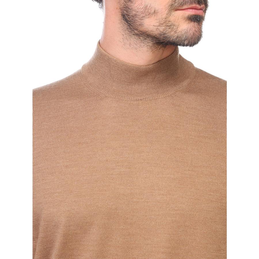 Gran Sasso（グランサッソ） ウール モックネック 長袖 ニット メンズ