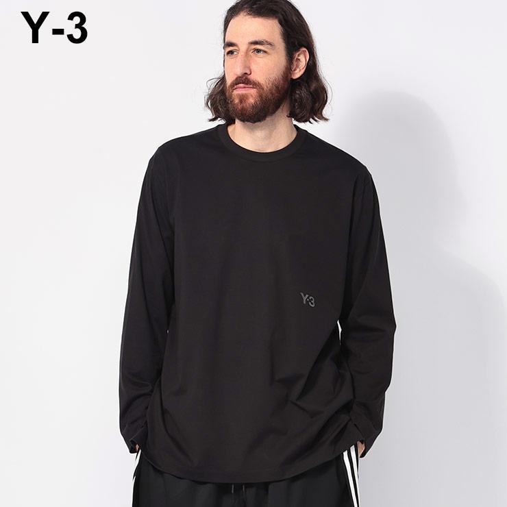 Y-3 ワイスリー クルーネック 長袖 Tシャツ メンズ Y3IW0068 : ゼン