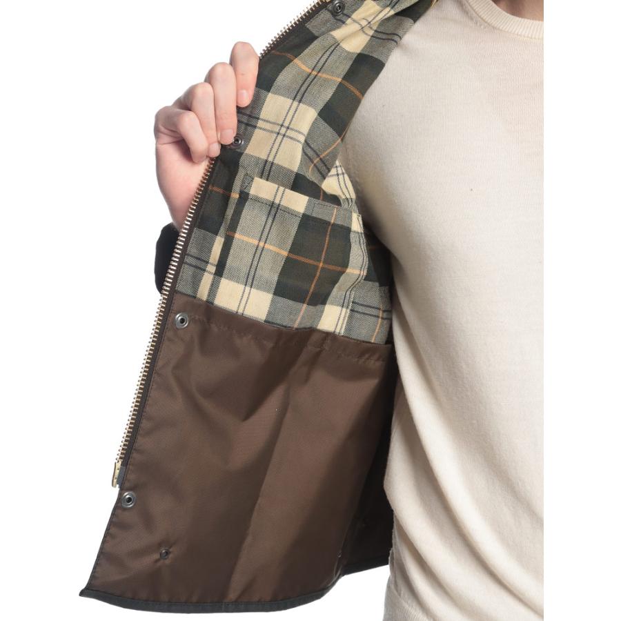 Barbour ジャケット Barbour バブアー BARBOUR 襟切替 フルジップ ワックス