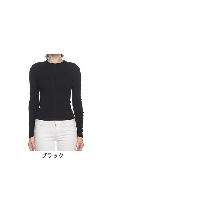 Y-3 ワイスリー 長袖 Tシャツ レディース ワンポイントロゴ スリム 