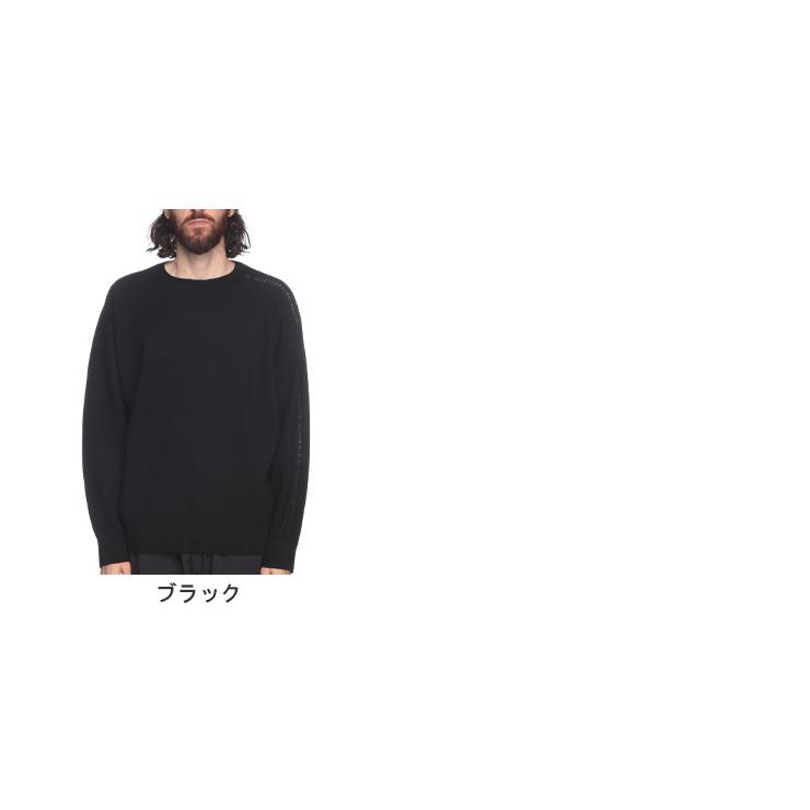 Y-3 ワイスリー 袖ライン リラックスシルエット ウールニット メンズ