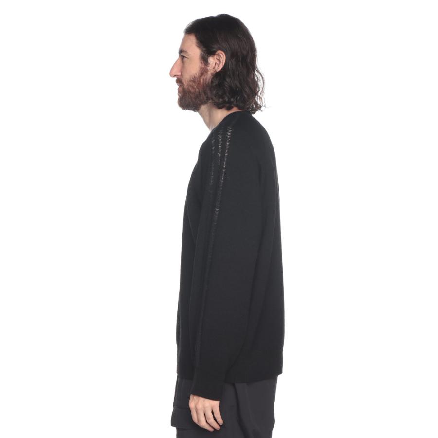 Y-3 ワイスリー 袖ライン リラックスシルエット ウールニット メンズ