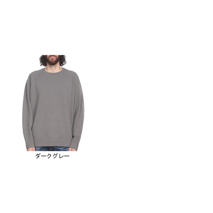 Y-3 ワイスリー 袖ライン リラックスシルエット ウールニット メンズ