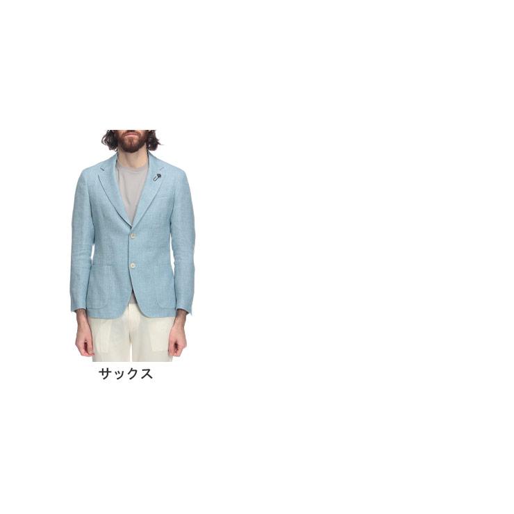 LARDINI（ラルディーニ） ジャケット メンズ ウールリネン シングル