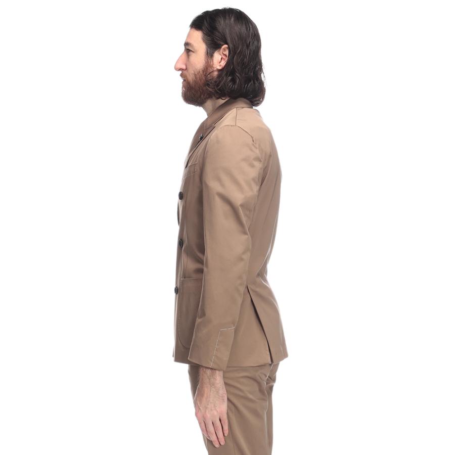 ラルディーニ LARDINI カジュアルジャケット メンズ セットアップ対応 コットンサテン ストレッチ ダブル LD6203QIF64402の画像