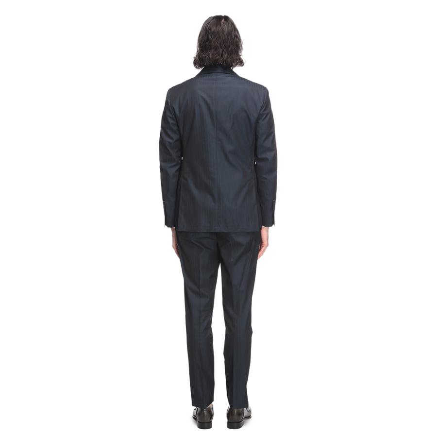 ラルディーニ LARDINI スーツ メンズ ストライプ シングル ワンタック SOLARO LD787AQIF64407の画像
