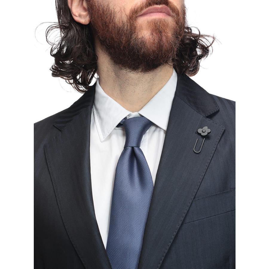 ラルディーニ LARDINI スーツ メンズ ストライプ シングル ワンタック SOLARO LD787AQIF64407の画像