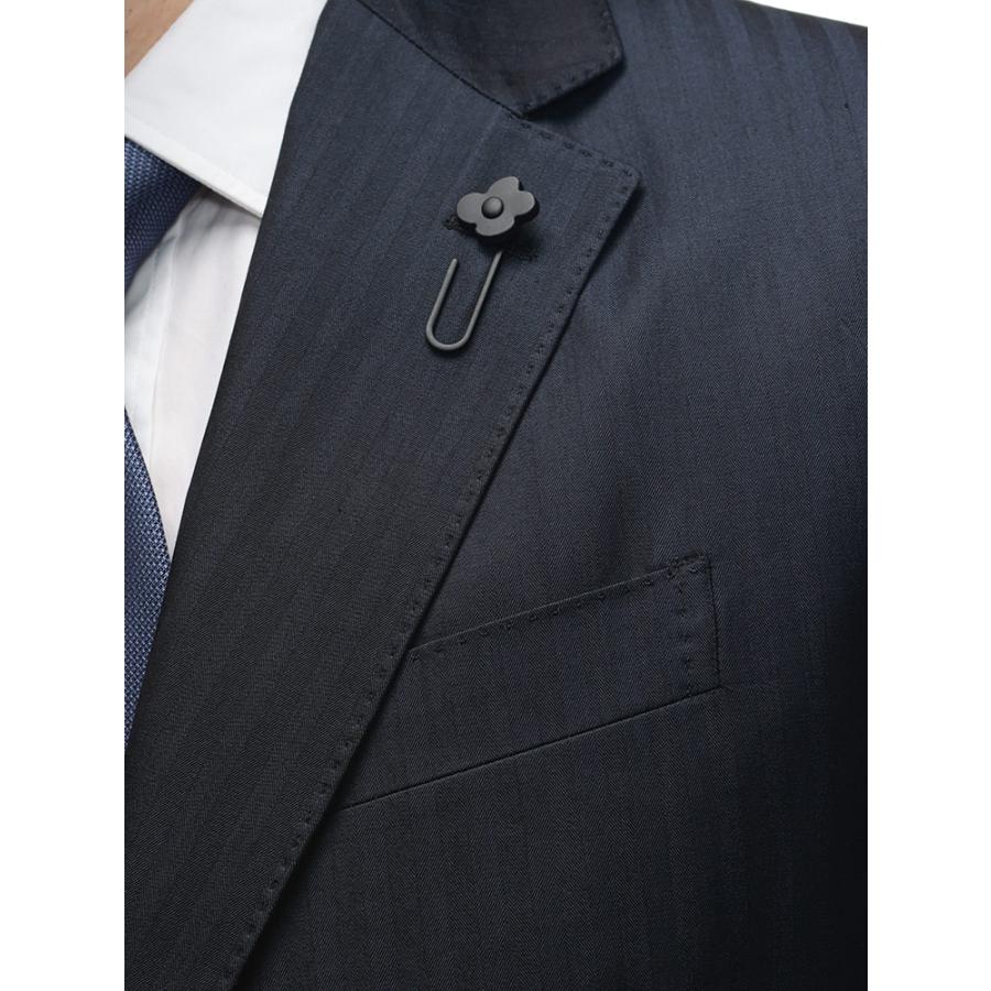ラルディーニ LARDINI スーツ メンズ ストライプ シングル ワンタック SOLARO LD787AQIF64407の画像