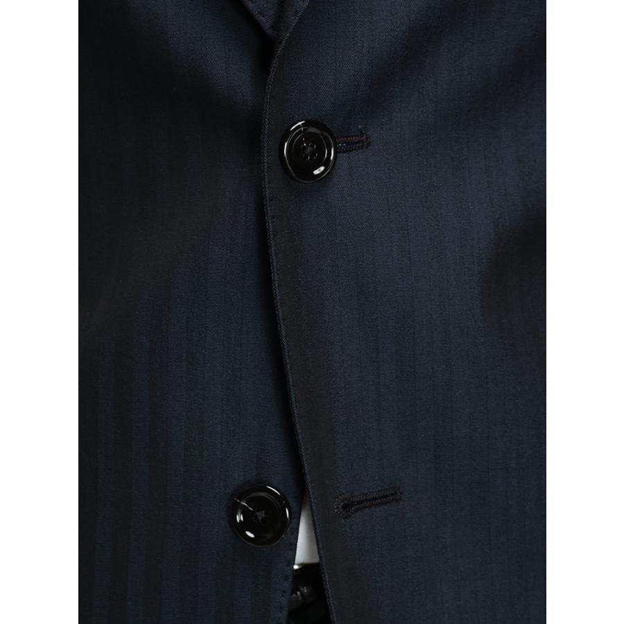 ラルディーニ LARDINI スーツ メンズ ストライプ シングル ワンタック SOLARO LD787AQIF64407の画像