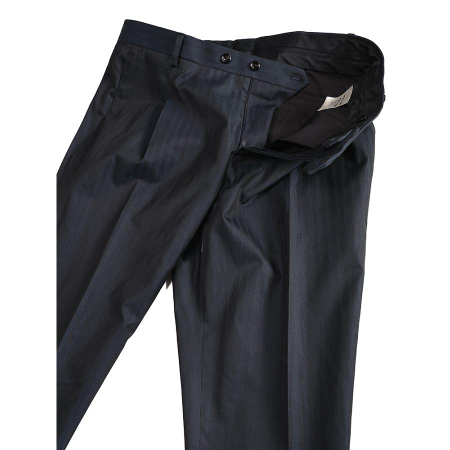 ラルディーニ LARDINI スーツ メンズ ストライプ シングル ワンタック SOLARO LD787AQIF64407の画像