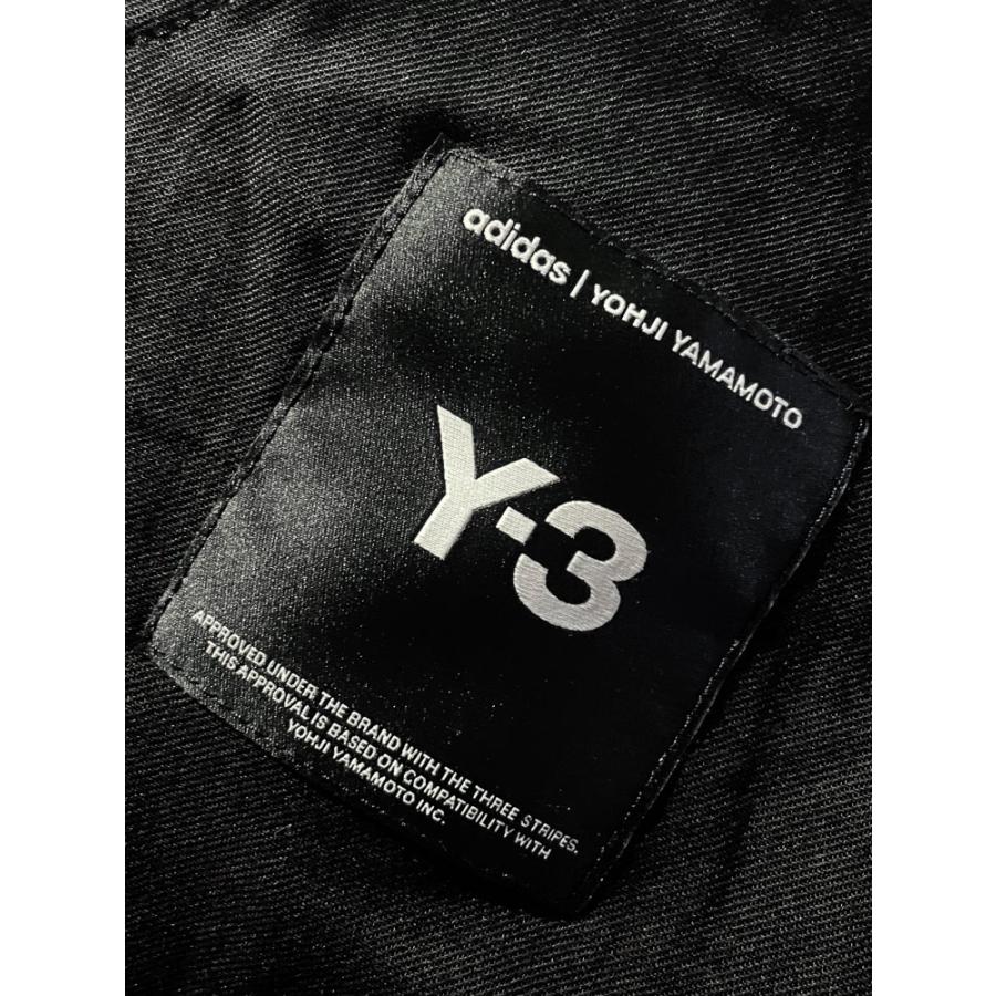 Y-3 ジャージ サルエル スリーライン ロゴ 白黒 Y-3 (ワイスリー) ナイロンジャカード スリーストライプ