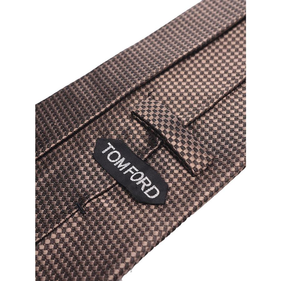 TOM FORD（トムフォード） シルク100％ 総柄 ネクタイ TFSTN001S0077